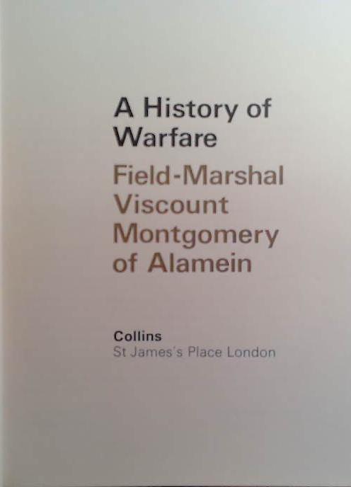 A History of Warfare | 9999903528579 | Montgomery