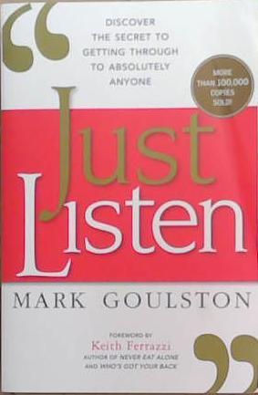 Just Listen | 9999903367987 | Mark Goulston
