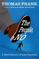 The People, No | 9999903007760 | Thomas Frank