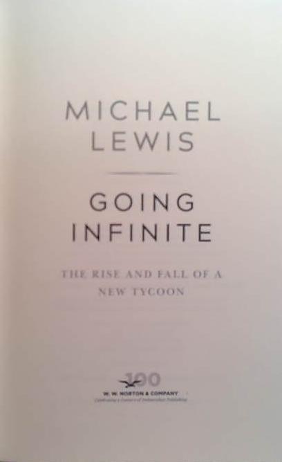 Going Infinite | 9999903503927 | Lewis