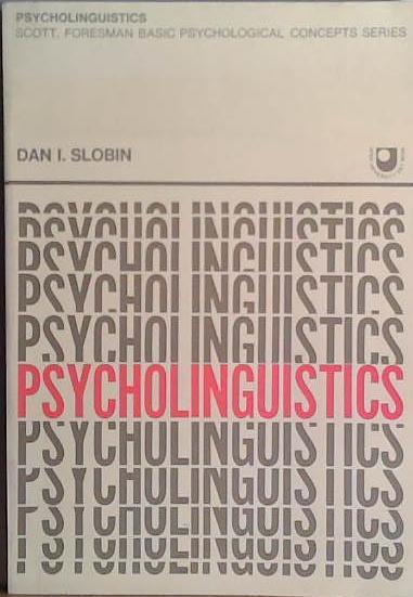 Psycholinuistics | 9999903410522 | Dan I. Slobin