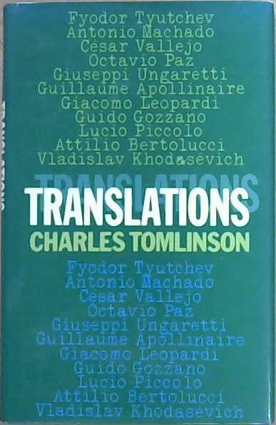Translations | 9999903117230 | Charles Tomlinson