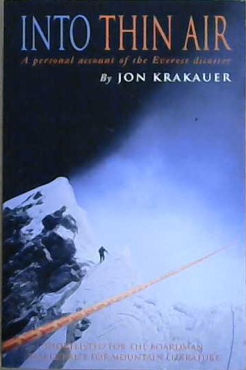 Into Thin Air | 9999903483472 | Krakauer, John