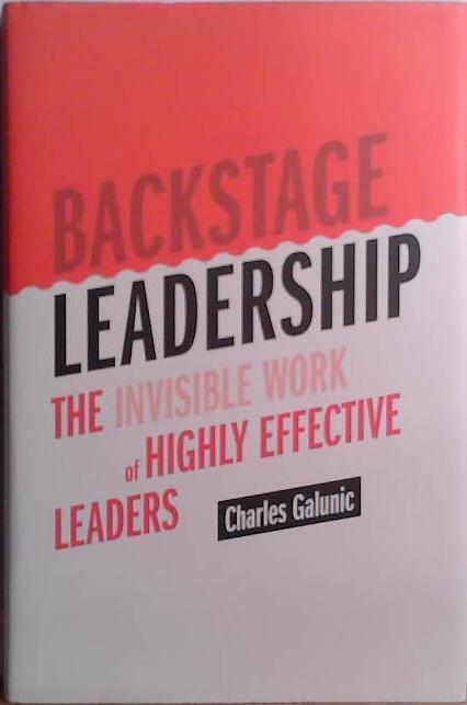 Backstage Leadership | 9999903525424 | Charles Galunic