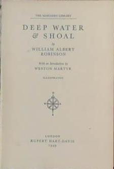 Deep Water and Shoal | 9999903394785 | William Albert Robinson