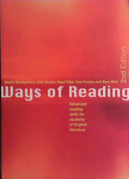 Ways of Reading | 9999903486183 | Martin Montgomery