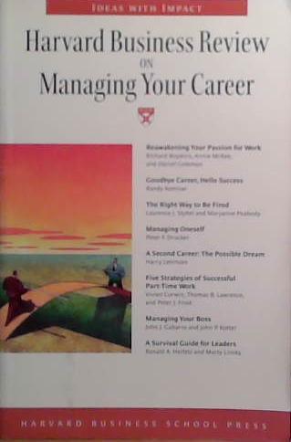 Harvard Business Review on Managing Your Career | 9999903519843 | Harvard Business School Press