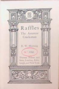 Raffles the Amateur Cracksman | 9999903357292 | E.W. Hornung