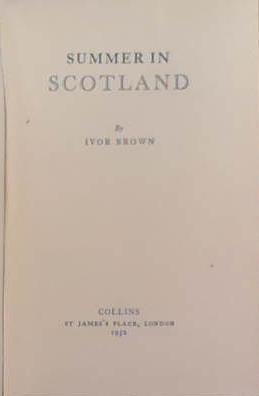 Summer in Scotland | 9999903364689 | Ivor Brown