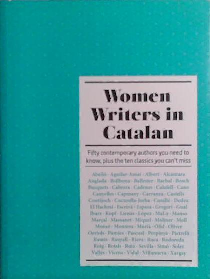 Women Writers in Catalan | 9999903488316