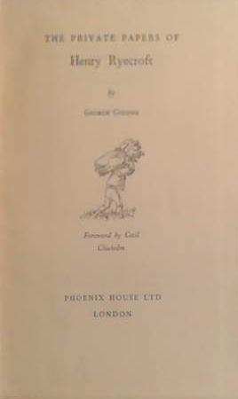 The Private Papers of Henry Rycroft | 9999903466130 | George Gissing
