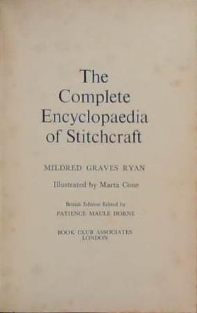 The Complete Encyclopaedia of Stitchcraft | 9999903394655 | Mildred Graves Ryan