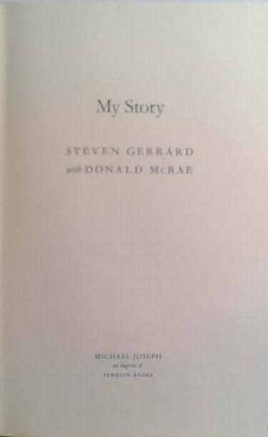 My Story | 9999903513377 | Steven Gerrard