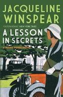 A Lesson in Secrets | 9999903116936 | Jacqueline Winspear