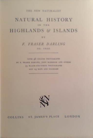 Natural History in the Highland and Islands | 9999903508854 | F. Fraser Darling
