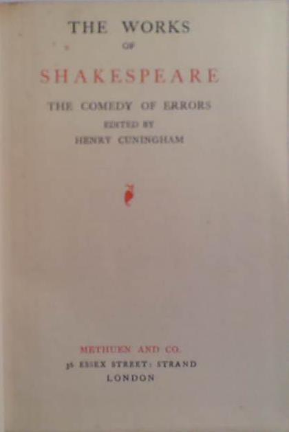 The Comedy of Errors | 9999903502418 | Shakespeare