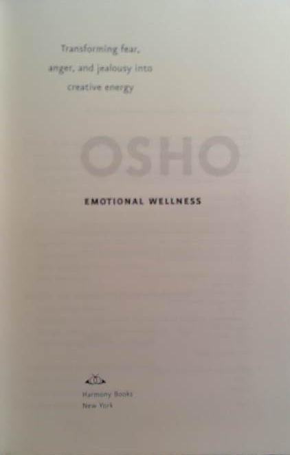 Emotional Wellness | 9999903528722 | Osho