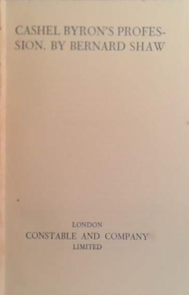 Cashel Byron's Profession | 9999900250824 | Shaw, George Bernard