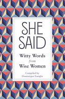 She Said | 9999903378907 | Dominique Enright