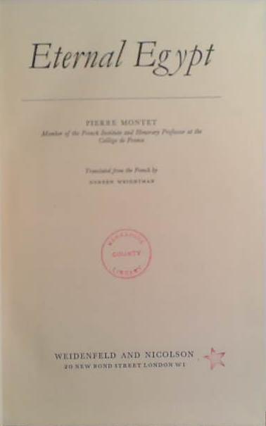 Eternal Egypt | 9999903468905 | P. Montet