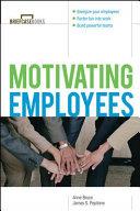 Motivating Employees | 9999903519966 | Anne Bruce James Pepitone