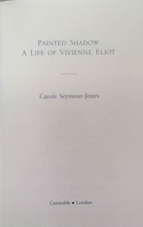 Painted Shadow | 9999903279884 | Carole Seymour-Jones