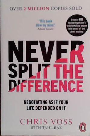 Never Split the Difference | 9999903460329 | Chris Voss Tahl Raz