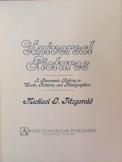 Universal Pictures | 9999903391432 | Michael G. Fitzgerald
