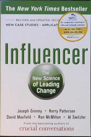 Influencer. The New Science of Leading Change | 9999903359517 | Grenny, PAtterson et al.