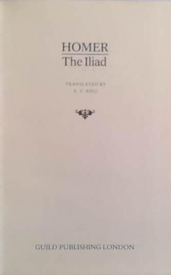 The Iliad | 9999903468745 | Homer