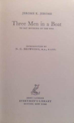 Three Men in a Boat | 9999903504900 | Jerome K. Jerome