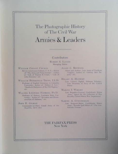 The Photographic History of the Civil War | 9999903461630