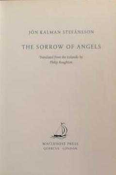 The Sorrow of Angels | 9999903380191 | Jon Kalman Stefansson