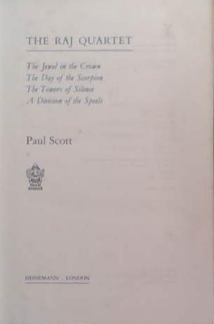 The Raj Quartet | 9999903358169 | Paul Scott