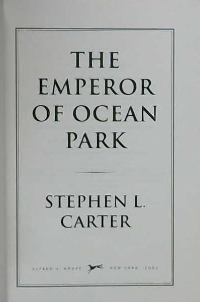 The Emperor of Ocean Park | 9999902929506 | Stephen L. Carter