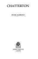 Chatterton | 9999902659922 | Peter Ackroyd