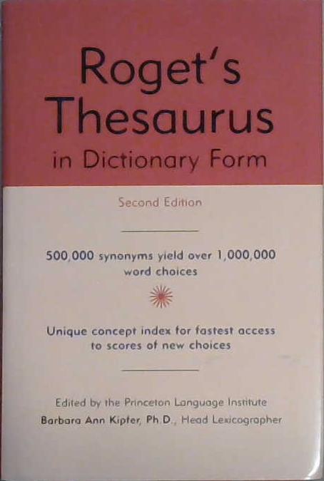 Roget's 21st Century Thesaurus in Dictionary Form | 9999903088134 | Barbara Ann Kipfer