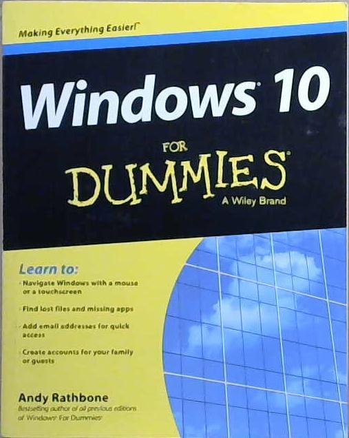 Windows 10 For Dummies | 9999903075639 | Andy Rathbone