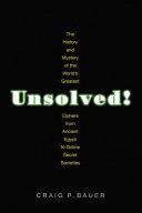 Unsolved! | 9999903102618 | Craig P. Bauer