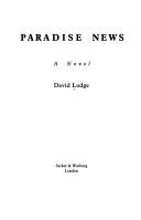 Paradise news | 9999902635117 | David Lodge