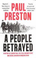 A People Betrayed | 9780007558391 | Paul Preston