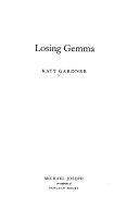 Losing Gemma | 9999902479018 | Katy Gardner