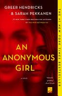 An Anonymous Girl | 9999903105305 | Greer Hendricks Sarah Pekkanen