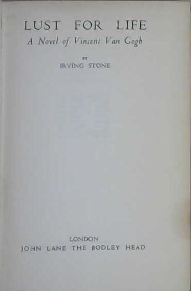 Lust for Life | 9999903106074 | Irving Stone