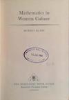 Mathematics in Western Culture | 9999903480198 | Kline