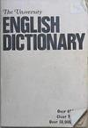 The University English Dictionary | 9999903069317