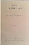 This I Remember | 9999903480235 | Eleanor Roosevelt