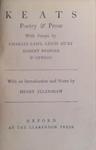 Keats: Poetry and Prose | 9999903494751 | Keats