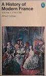 A History of Modern France Volume 1: 1715-1799 | 9999903408161 | Cobban, Alfred