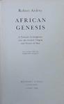 African Genesis | 9999903098560 | Robert Ardrey